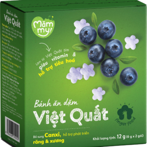 Bánh Ăn Dặm mammy Vị Việt quất 12g 6m+