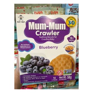 Random Bánh baby toddler vị việt quất canada 12m+ Organic (Bịch)