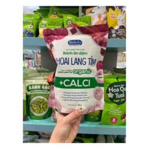 Bánh Biobaby vị khoai lang tím 6M+ (Bịch)