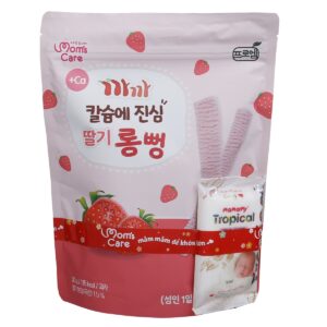 Bánh gạo Moms Care vị Dâu 30g