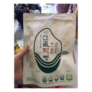 Bánh gạo hữu cơ ecomommeal sangol vị Tự Nhiên 20g (Bịch)