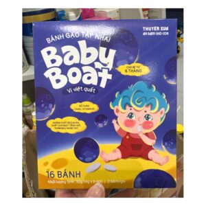 Thuyền Xưa Banh gao tap nhai baby boat vị việt quốc 6M+ (Bịch)