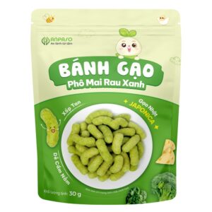 Bánh ăn dặm Anpaso vị rau xanh 6m+