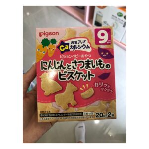 Bánh Pigeon vị khoai lang, cà rốt 9M (Bịch)