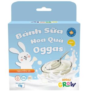 Bánh sữa oggas nguyên vị 15g