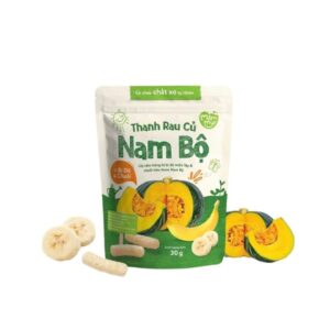 Bánh Thanh rau củ Nam Bộ vị bí đỏ chuối Mămmy 30g (Bịch)