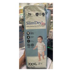 Bỉm quần ngày Applecrumby Slimdry Easyday Mega Pull Ups XXXL24+8(trên 18kg) (Bịch)