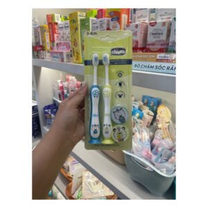 Bộ đôi bàn chải đánh răng Chicco 3-6Y (Bộ)