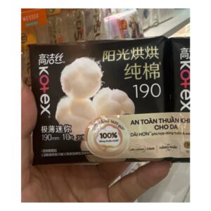 Bvs Kotex hằng ngày mặt bông Cotton 19cm 10M (1 tặng 1) (Bịch)