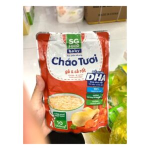 Cháo Sài Gòn cháo SG Food baby tươi gà & cà rốt 7m (Bịch)