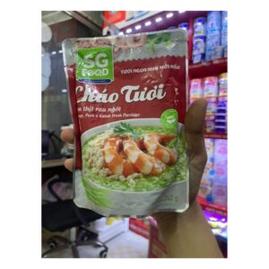 Cháo Sài Gòn Cháo tươi tôm thịt rau ngót 270g (Bịch)