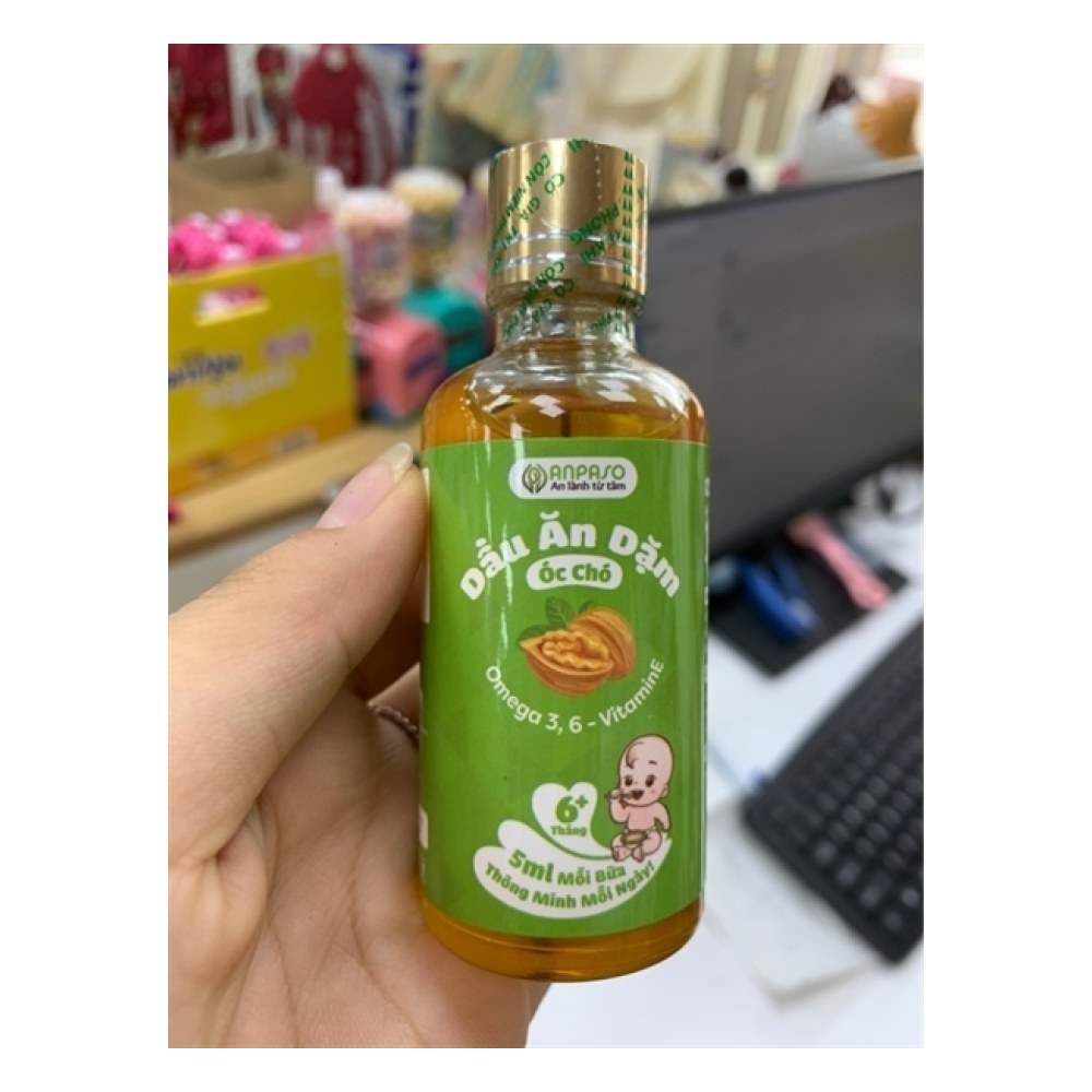 Dầu óc chó Anpaso 50ml (Chai) Dầu óc chó Anpaso 50ml (Chai)