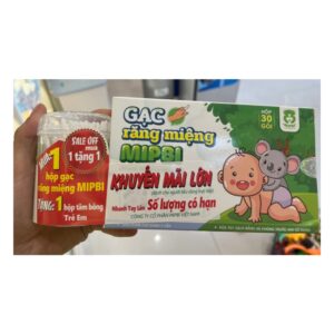 Gạc lưỡi Mipbi hộp 30 gói (Cái)