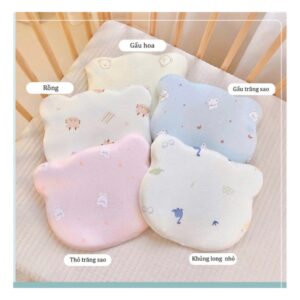 Gối cao su lõm hình gấu EmmaKids (Cái)