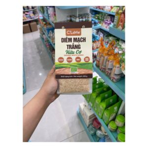 Hạt Diêm mạch trắng hữu cơ c`lavie 200g 6m+ (Bịch)