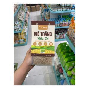 Hạt mè trắng hữu cơ usda c’lavie 200GR (Bịch)