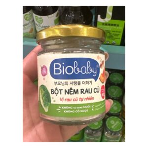 Hạt nêm rau củ Biobaby không muối 12m+ (Bịch)