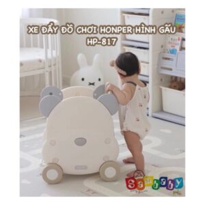 Honper - Xe đẩy đồ chơi hình gấu HP817 (Cái)