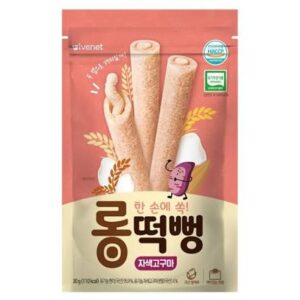 Bánh gạo lứt Thanh dài ivenet vị khoai lang tím 9m+