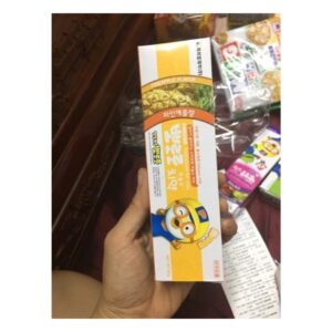 Kem đánh răng Pororo Hương dứa 3y+ ( nuốt được ) (Hộp)