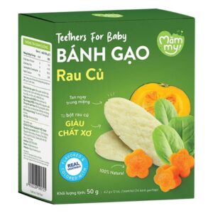 Mămmy bánh gạo rau củ 50g (Bịch)