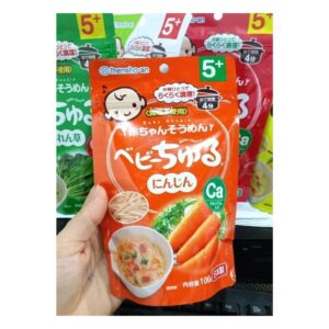 Mì Somen Tách Muối Baby Churu Meiwa Vị Cà Rốt -100g (Bịch)