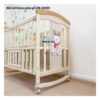 Nôi cũi Umoo gỗ UM- 08226 màu tự nhiên (Cái)