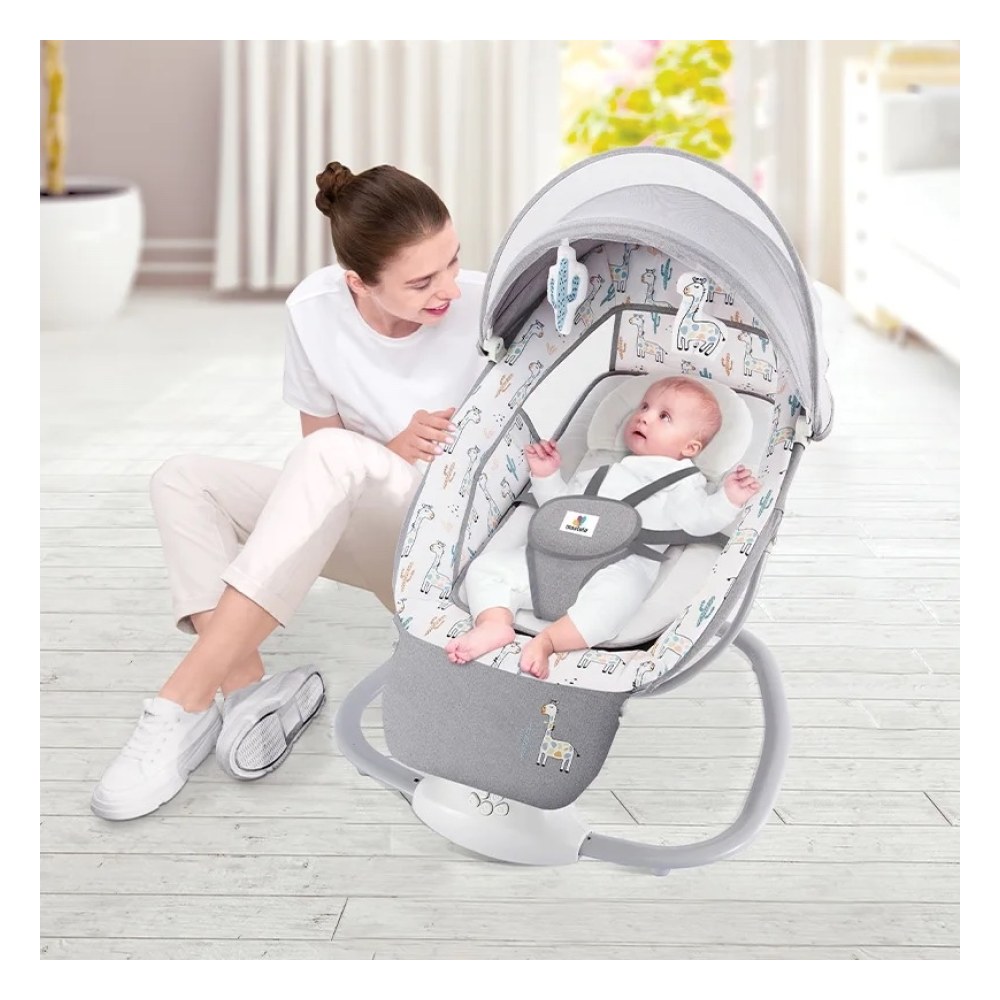Nôi điện Mastela đa năng 3in1 08207 hươu (Cái) Nôi điện Mastela đa năng 3in1 08207 hươu (Cái)