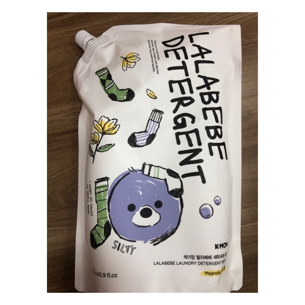 Nước giặt Lalabebe K-Mom hương mộc lan nước giặt túi 1300ml (túi) Nước giặt Lalabebe K-Mom hương mộc lan nước giặt túi 1300ml (túi)