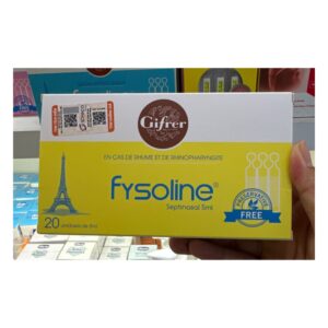 Nước muối SLFysolinePháp vàng Ngạt mũi,viêm mũi( mã mới ) 0m+ (chai)
