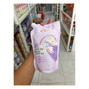 Nước rửa bình sữa & rau củ Aiko hương trái cây Túi 650ml (Bịch)