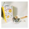 quánh inox nguyên khối cán gỗ Cocobear 14cm (Cái)