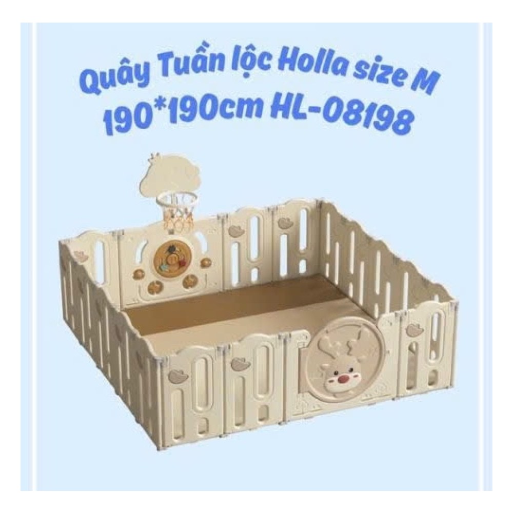 Quây nhựa trơn tuần lộc M 1m9x1m9 HL08198 (Cái) Holla Quây nhựa trơn tuần lộc M 1m9x1m9 HL08198 (Cái)