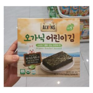 Random Rong biển hữu cơ tách muối cho bé Alvins 12m+ (Hộp)