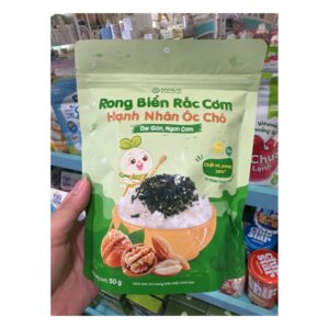 Anpaso Rong biển rắc cơm vị hạnh nhân óc chó 12m+ (Bịch)
