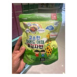 Rong biển rắc cơm vị rau củ hạnh nhân 1y+ (Gói)