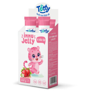 Thạch que Totty Vị Dâu 18m+