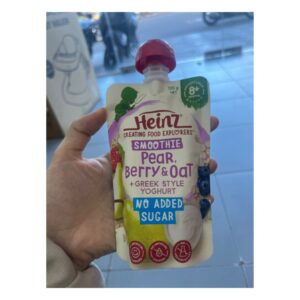 Sinh tố lê, quả mọng, yến mạch Heinz sữa chua kiểu hy lạp 8TH aus (Bịch)