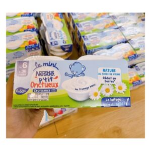 Sữa Chua Nestle mini ptit onctueux croissance mix vị (Bịch)