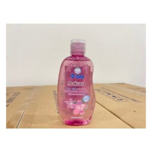 Sữa tắm gội Dnee hồng hương hoa A Đào 200ml 0m+