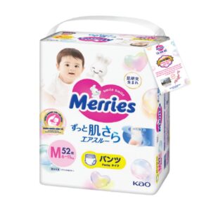 Tã Quần Merries size M52 (6-11kg) (Bịch)