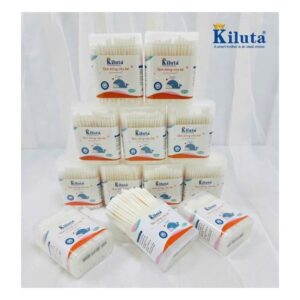 Tăm bông kiluta 200 chiếc 0m+ (Hộp)