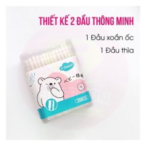 Tăm bông VCool xanh 200 que Nhật (Cái)