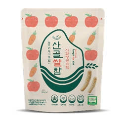 Ecomommeal sangol bánh gạo lứt hữu cơ vị táo 25g 6m+