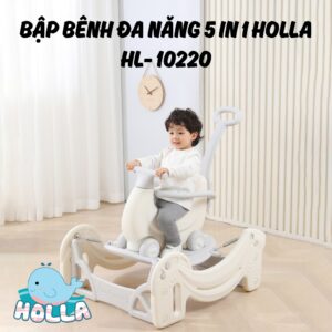 Ngựa bập bênh đa năng Kem 5in1 Holla HL- 10220