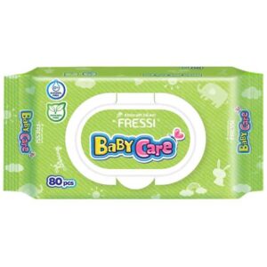 Khăn giấy ướt Fressi Baby Care nắp nhựa 80-2501