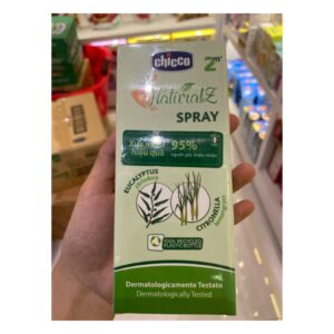 Xịt bảo vệ da chiết xuất tinh dầu tự nhiên (Thay xịt xua muỗi) Chicco NaturalZ 100ml (Chai)