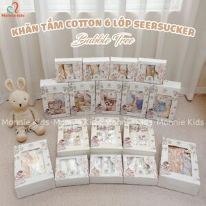 Khăn Tắm Cotton 6L Seersucker BT115x115 Bubble Tree