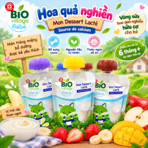 Váng sữa túi hữu cơ Bio Vani 10m+ (Bịch)
