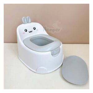 Bô vệ sinh Honper Bunny Ghi HP202